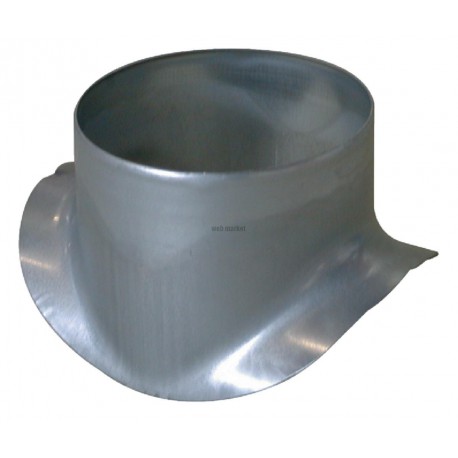 Piquage équerre circulaire galvanisé - Diamètre 125/200 mm - Piquage à 90° à fixer sur conduit circulaire 11094543