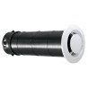Bouche d'extraction fixe. manchon long pour paroi épaisse TYPE N diamètre : 125 Lg : 270 mm GB 125 N Réf 422151