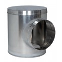 Caisson de piquage galvanisé - diamètres 160 et 250 mm Réf. 11093601