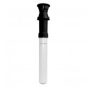 Terminal vertical en aluminium et PVC diamètre 60 / 100 noir longueur 1000 mm réf. 224001