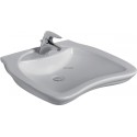 Lavabo ergonomique PMR MATURA 2 65 x 55 cm, sans trop-plein, blanc Réf. E765701