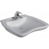 Lavabo ergonomique PMR MATURA 2 65 x 55 cm, sans trop-plein, blanc Réf. E765701