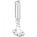 Pieds centrale réglable avec cache h 150 - 200 pour radiateur panneaux 11/21/22 / 32 / 33 Réf C89090402