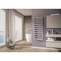 Radiateur sèche-serviettes STEP-E électrique aluminium gris perle 450 W Réf SEL050FL6