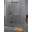 Paroi de douche Design 100 cm coulissant