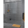 Paroi de douche Design - une verrière coulissante - L. 120 cm - H. 200 cm