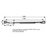 Receveur BASTIA XP AP 120 x 80 cm blanc Réf. 00729200000001