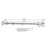 Receveur RENOVA AE 140 x 80 cm antigliss blanc Réf. 00739800000AG3