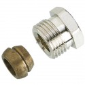 Raccord à visser femelle diamètre 20 x 27 cuivre 14 / 16 réf. 013G4126