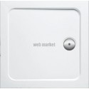 Receveur FLIGHT carré extra-plat 100 x 100 x 4 cm avec revêtement antidérapant, blanc Réf. E62462-F-00