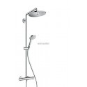 Colonne de Douche Showerpipe Croma 280 mitigeur thermostatique douche chromé Réf. 2679000000