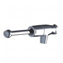 Robinet temporisé Tempostop mural pour lavabo à commande par levier-poussoir ergonomique débit 4 litres par minutes brise-jet