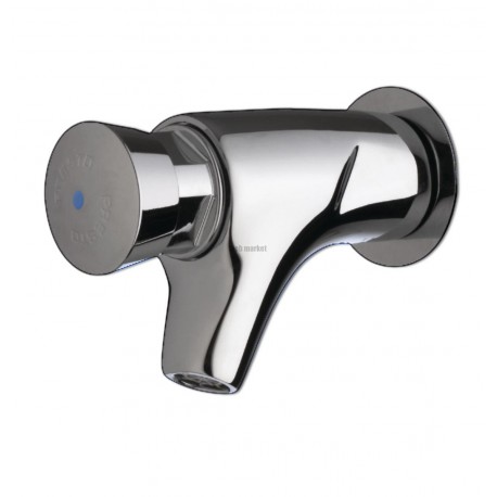 Robinet simple mural PRESTO 504 froid g15 x 21+rosace réf. 63001