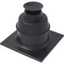 Terminal cheminée ECONEXT pour PP flexible diamètre 80 mm noir réf. 449685