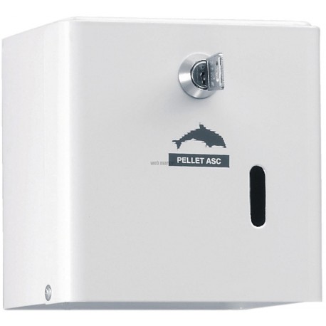 Distributeur mixte acier époxy 1 rouleau / 2 paquet blanc réf. 871246