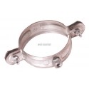 Collier de descente à embase taraudée - acier galvanisé - Ø 100 mm