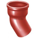 Coude à 30° SME en fonte diamètre nominal 125mm Réf. 156175 PAM