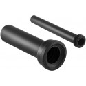 Manchette de raccordement pour WC longueur 40 cm sortie diamètre 90 (le jeu) Réf 152.403.16.1