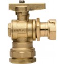 Robinet de purge à sphère, d équerre Dn : 15 diamètre : 20x27 Ext. Tube : 25 réf. 212140