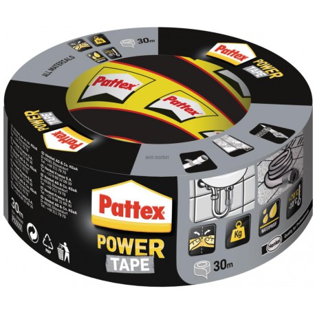 Ruban adhésif Power Tape rouleau gris Henkel L. 30 m l. 50 mm Réf. 1669220