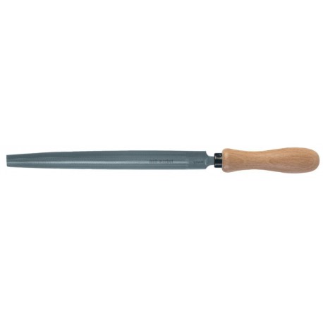 Lime demi-ronde mi- douce longueur 150mm, manche bois