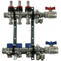 Ensemble répartiteur acier 7 circuits sans raccord réf. 524827