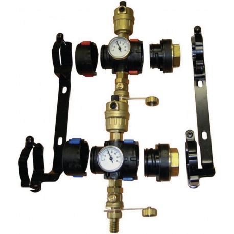 Kit de base de raccordement MS 26 x 34 sans circuit avec vanne réf. 524841