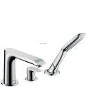 Mitigeur bain-douche 3 trous METRIS, chromé réf. 31190000
