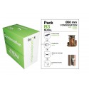 Pack B3 Condens80 ( 8 m PPflex+PMural B3+Termin T) Réf 446389