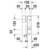 Raccord pour siphon à encastrer 0050441000