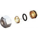 Raccord AL 18 nickelé et chromé pour tube cuivre 10 x 12 réf. R178 x 032
