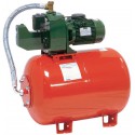 Groupe de surpression auto-amorçant, avec pompe monocellulaire JET 151 et réservoir AQUAJET 100L 230 V Mono AQUAJET 151/100 M