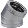 Coude 30° THERMINOX TI, diamètre 180 mm, tous combustibles EC 30 180 TI / réf. 21180011