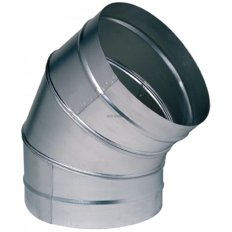 Coude en acier galvanisé 45° - diamètre 355 mm  11093349
