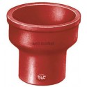 Pièce de liaison avec matériaux SMU® S - fonte brun-rouge - Ø 125 mm