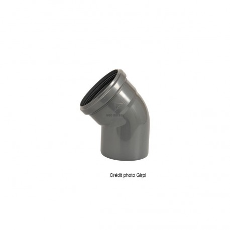 Coude 45° FRIAPHON PVC femelle-male diamètre 135mm Réf. S8M135
