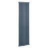 Radiateur VUELTA eau chaude vertical 3 colonnes 1464 w haut 2000 largeur 398 8 éléments blanc réf. M2C3-08-200