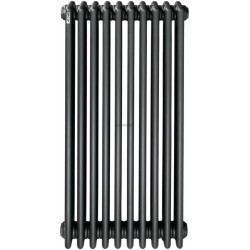 Radiateur eau chaude Acova Vuelta étroit, puissance 1140W (dT50), hauteur 905 mm, largeur 486 mm, 10 éléments, raccordement spécial 6 orifices avec pastillage adaptable, Blanc RAL 9016 Réf. M6C4-10-090