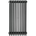 Radiateur eau chaude Acova Vuelta étroit, puissance 1140W (dT50), hauteur 905 mm, largeur 486 mm, 10 éléments, raccordement spécial 6 orifices avec pastillage adaptable, Blanc RAL 9016 Réf. M6C4-10-090