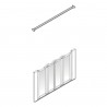 Paroi de douche en niche réversible option N 1200 x 700 x 900 mm Réf. 92118N