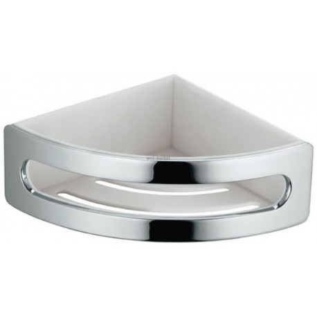 Porte-flacons d'angle ELEGANCE, chromé blanc Réf. 11657010000