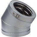 Coude à 30° Therminox ZI - spécial gaz - inox - Ø 150 mm