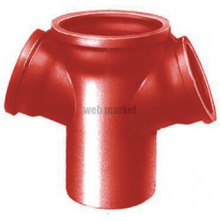 Embranchement Culotte double SME à 68° en fonte diamètre nominal 75-50mm Réf. 156070 PAM