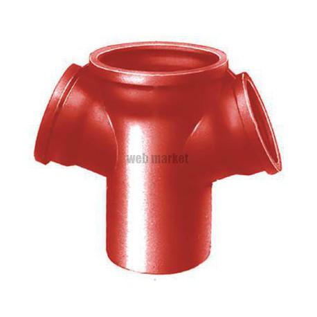 Embranchement Culotte double SME à 68° en fonte diamètre nominal 150-150mm Réf. 156248 PAM