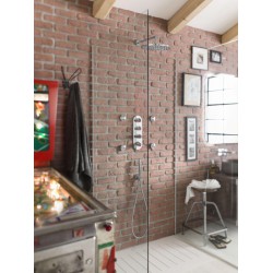 Partie interne loop chrome a encastrer 3 voies pour lp90103 réf. WE00103