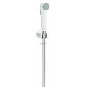 Douchette intime Tempesta avec support mural finition blanche metalflex 1250 réf. 26356IL0