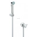 Douchette intime Tempesta avec support mural silverflex 1500 avec robinet d arrêt réf. 26357000