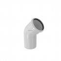 Coude à 45° PPS diamètre 80 mm + joint silicone réf. 430580