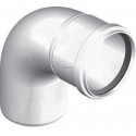 Coude à 87° PPS diamètre 80 mm + joint silicone réf. 430980