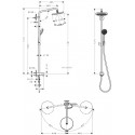 Showerpipe croma 220 reno douche ou baignoire crome réf. 27224000